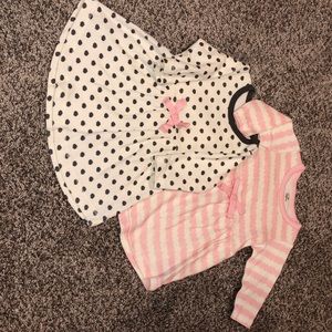 Organic cotton long sleeve dress set